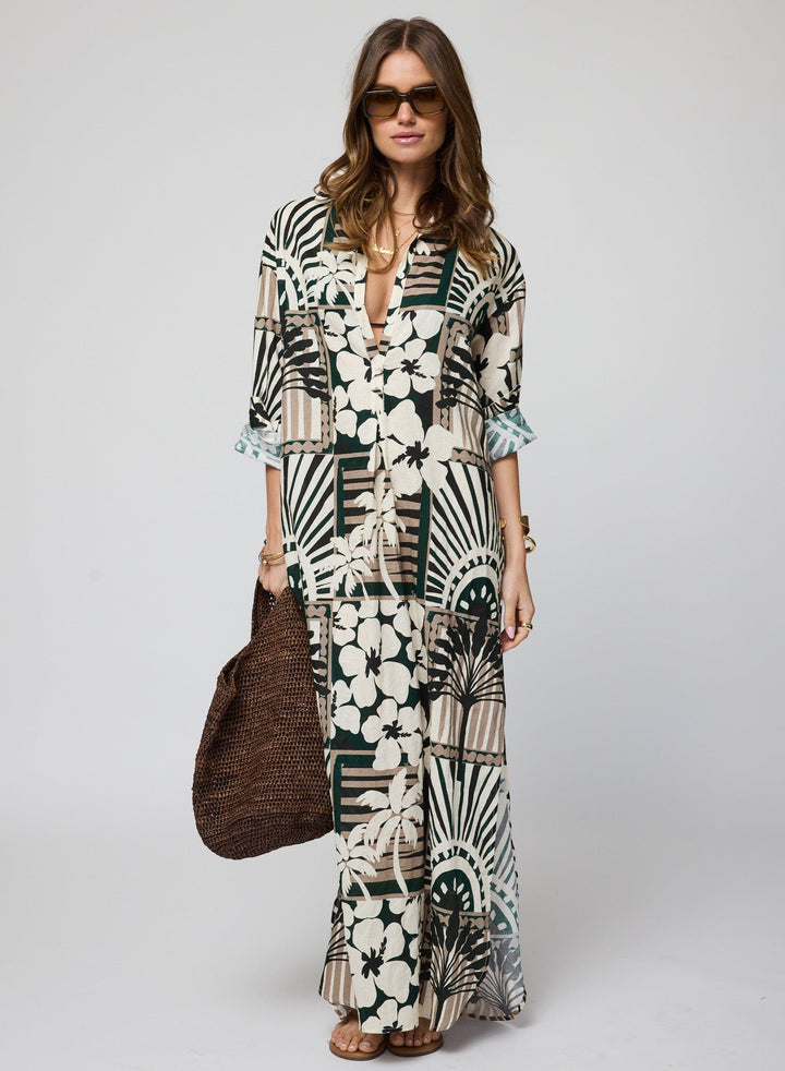 THE LINEN VOILE KAFTAN