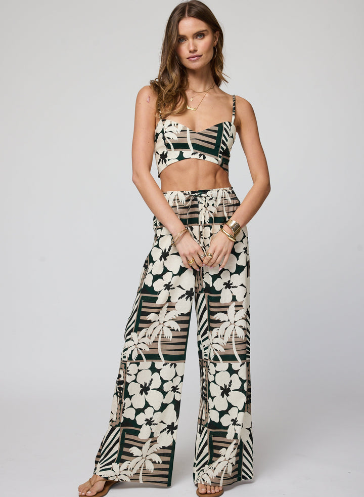 THE LINEN VENICE WIDE LEG PANT