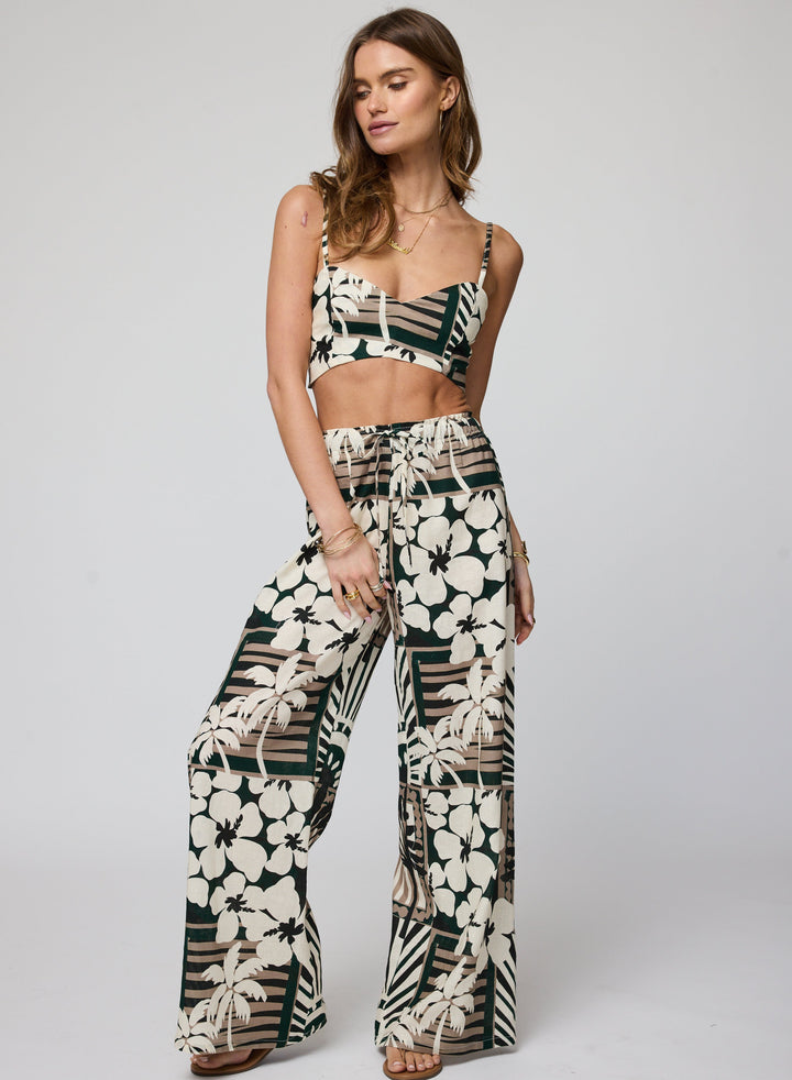 THE LINEN VENICE WIDE LEG PANT