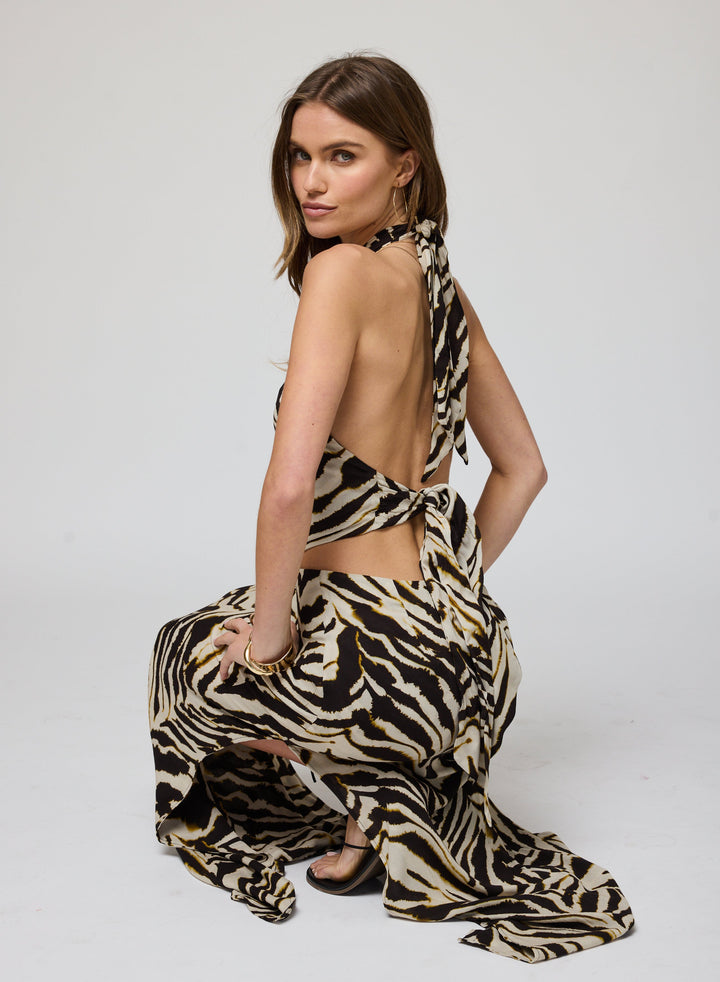 DUNCAN HALTER DRESS