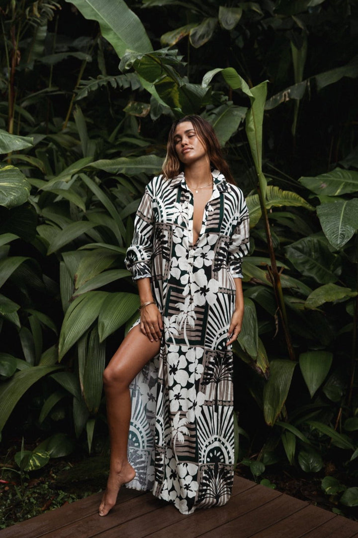 THE LINEN VOILE KAFTAN