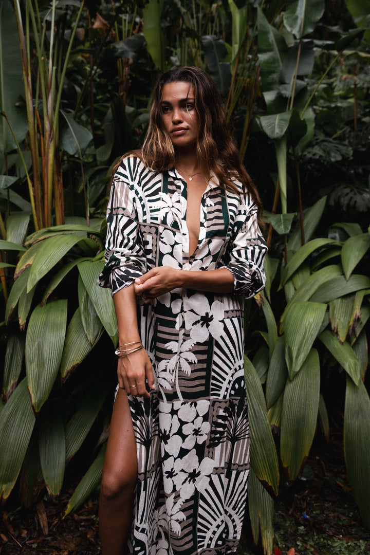 THE LINEN VOILE KAFTAN