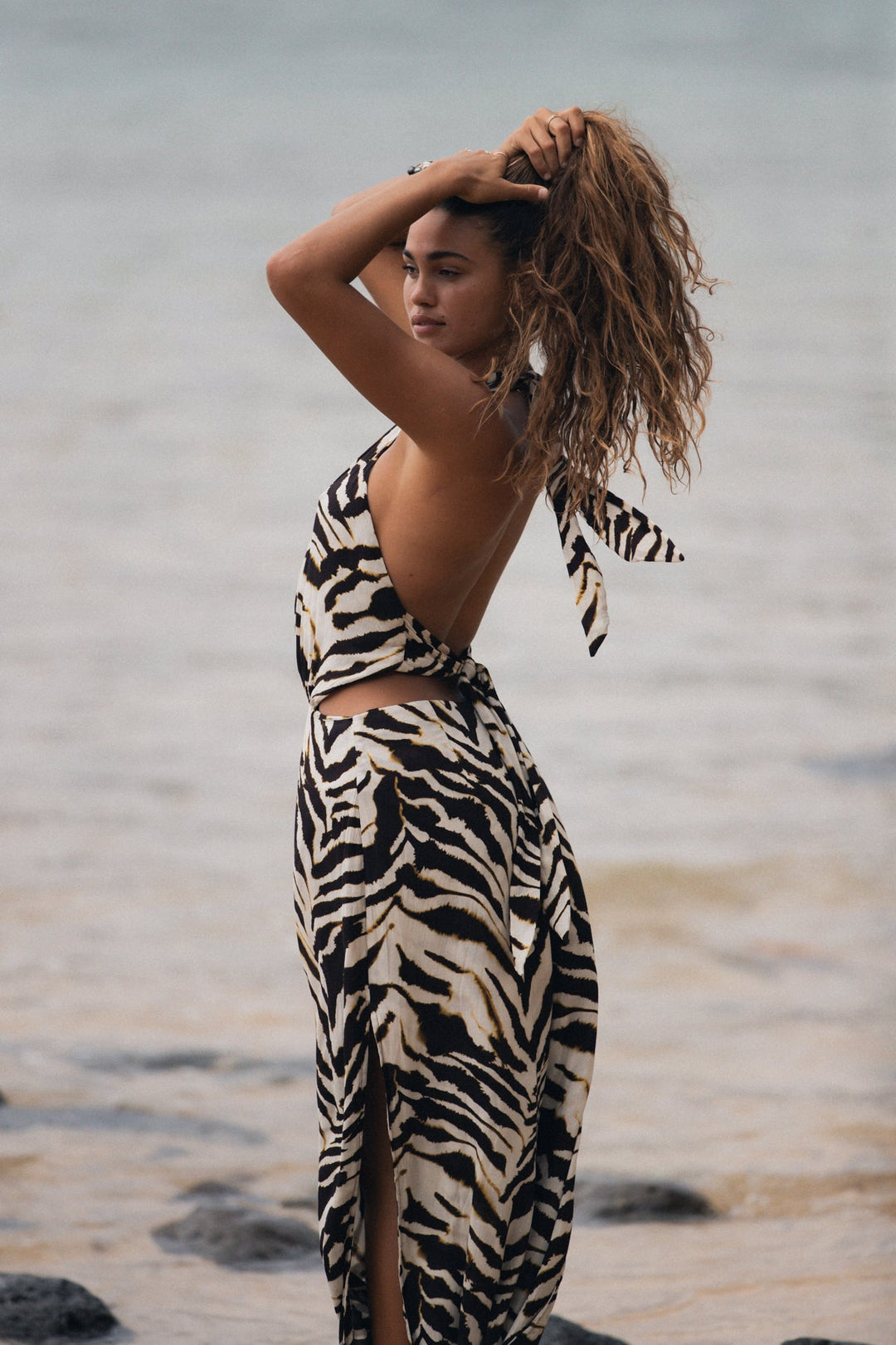 DUNCAN HALTER DRESS