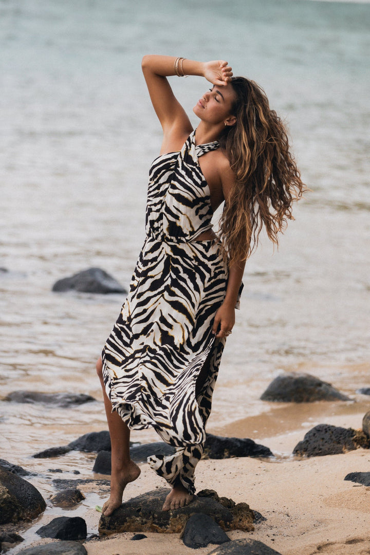 DUNCAN HALTER DRESS