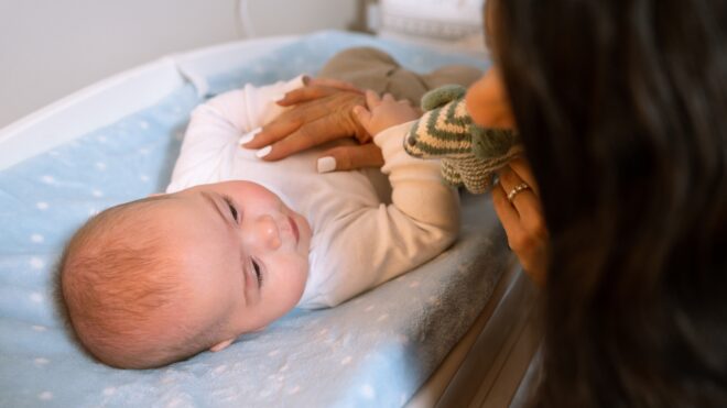 baby changing table