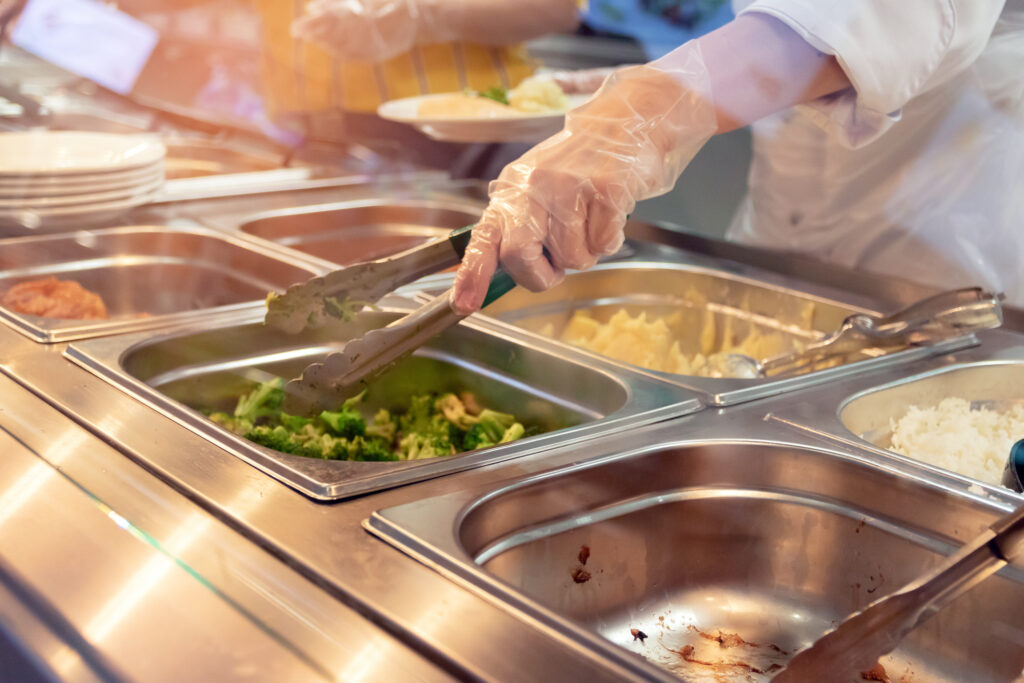 cafeteria food